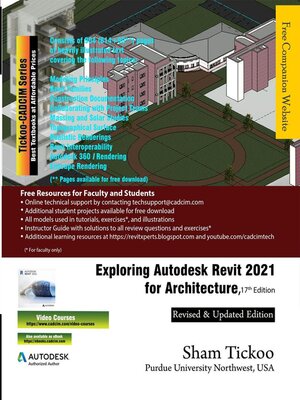 cover image of Exploring Autodesk Revit 2021 for Architecture, 1
